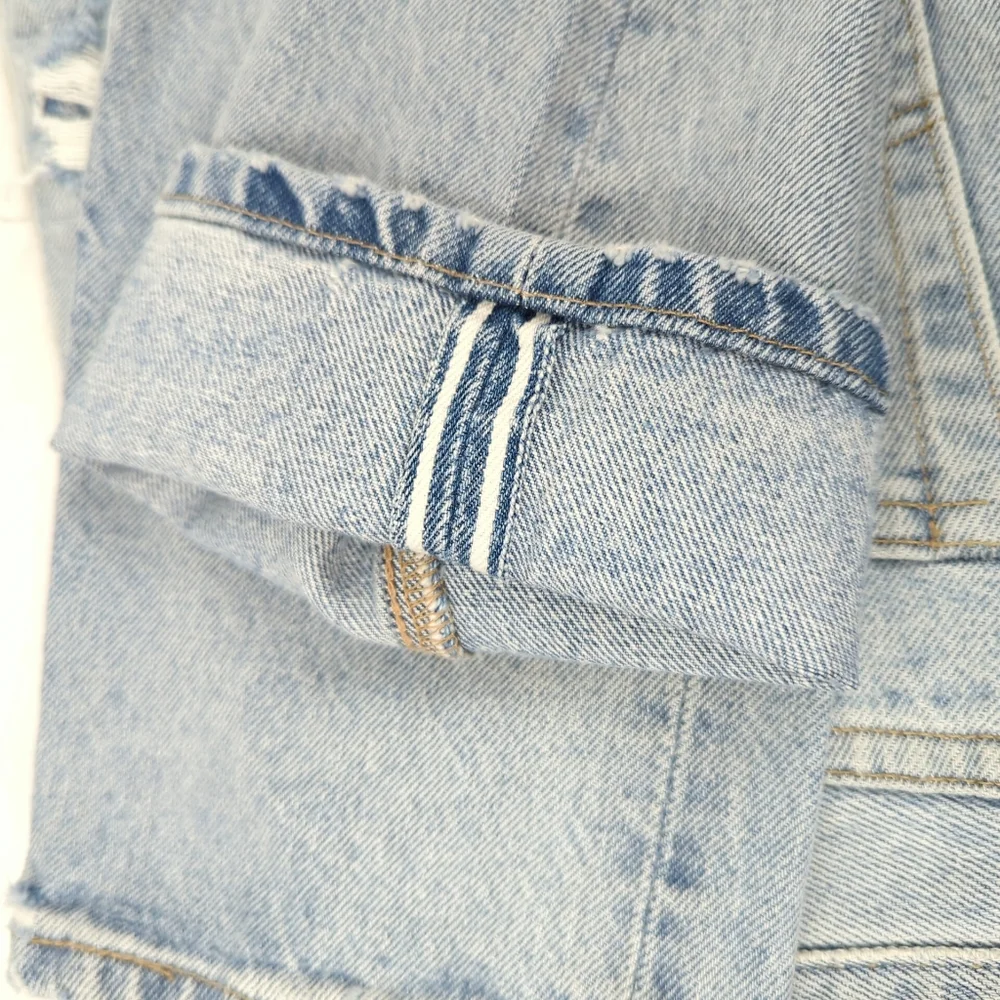 Levis 501 S Skinny Made and Crafted Patchwork Selvedge Jeans Big E - 34 - Picture 15 of 16